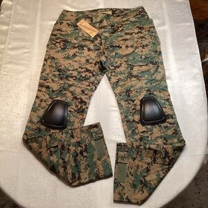 Emerson Tactical Combat Trousers with Knee Pads G3 Military 36x33 Camouflage NWT